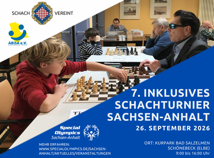 Flyer für Schachturnier öffnen