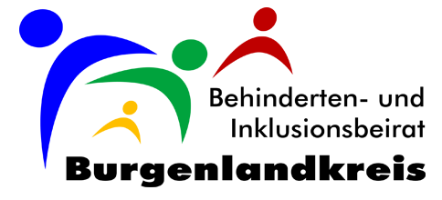 Das Logo vom Behinderten- und Inklusionsbeiret zeigt vier unterschiedlich farbige stilisierte Figuren